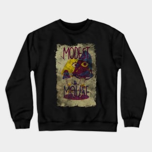 Modest Mouse w/ Halftone Pattern Crewneck Sweatshirt